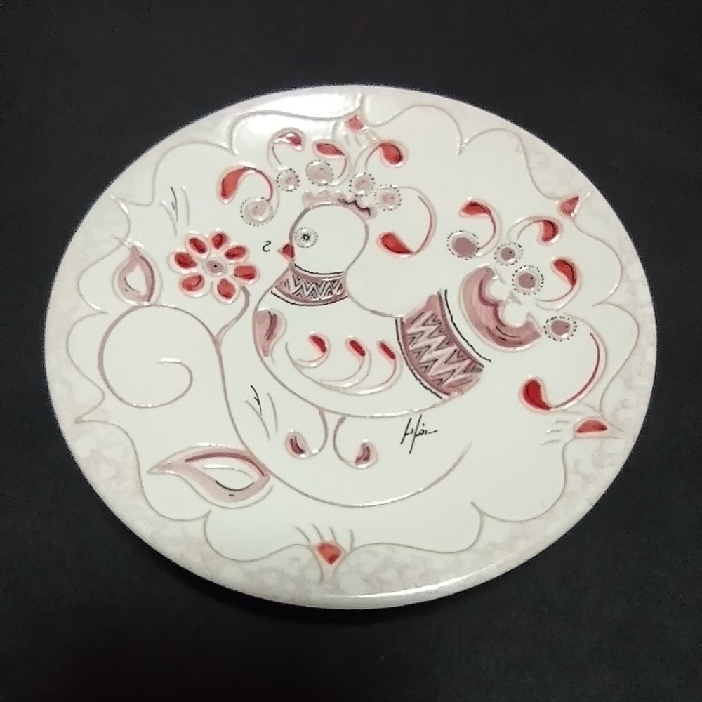 Ceramiche Loi - Lino Loi Handmade Pottery - Dorgali Sardegna - Pink Plate...